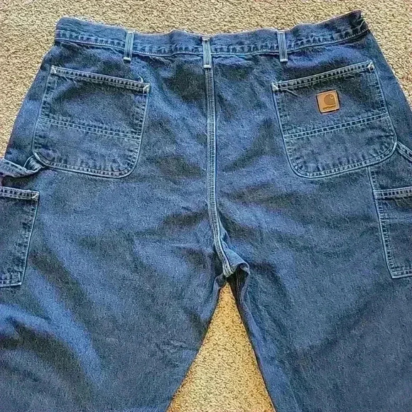 Carhartt Vintage Carpenter Dungaree Fit Jeans Size 44X30 - Picture 4 of 6